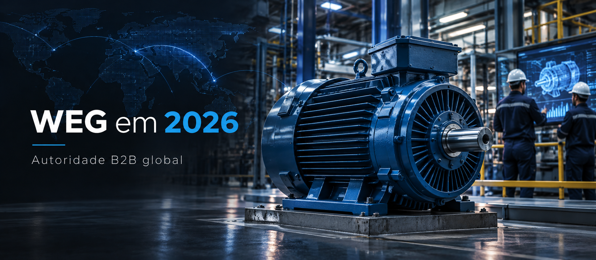 WEG em 2026: como uma marca industrial brasileira constrói autoridade global no B2B